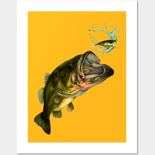 LARGEMOUTH BASS Posters and Art